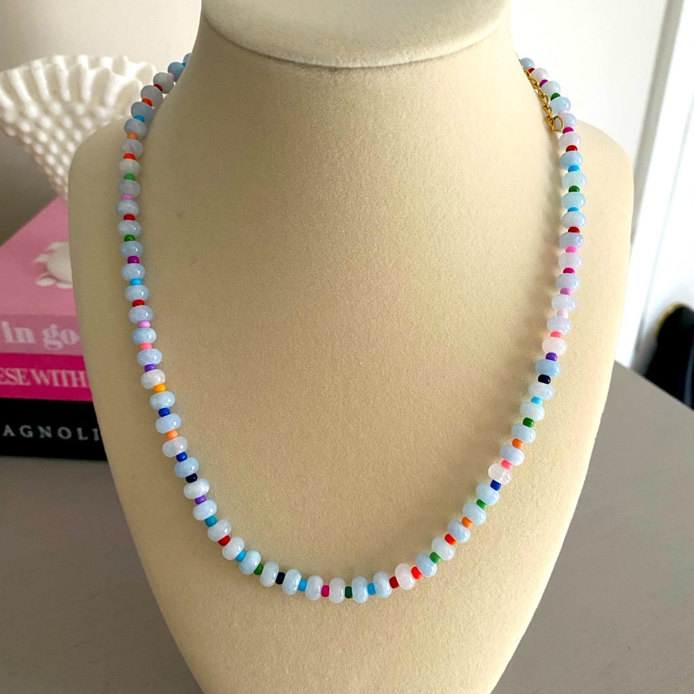 Allie+Bess Rainbow Lila 4mm Necklace